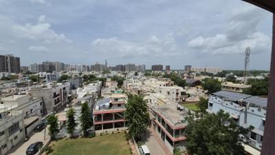 Balcony Image of 2000 Sq.ft 3 BHK Apartment / Flat for rent in Gardania Skyrise, Zundal Ahmedabad for Rs. 38000