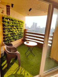 Balcony Image of 1650 Sq.ft 3 BHK Apartment / Flat for sale in Ansal Heights , Worli Mumbai for Rs. 66500000