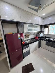 Kitchen Image of 1000 Sq.ft 2 BHK Apartment / Flat for rent in Kumar Primavera B6, Wadgaon Sheri Pune for Rs. 43000