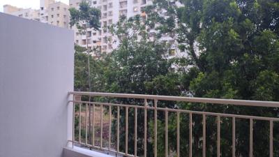 Balcony Image of 650 Sq.ft 1 BHK Apartment / Flat for rent in Shree Aarambh, Mundhwa Pune for Rs. 20500