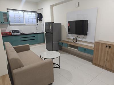 Living Room Image of 650 Sq.ft 1 BHK Apartment / Flat for rent in Brookefield Bengaluru for Rs. 36500