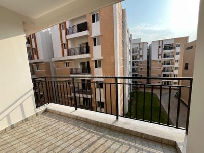 Balcony Image of 1600 Sq.ft 3 BHK Apartment / Flat for rent in Ramky One Krystal, Sheela Nagar Visakhapatnam for Rs. 33000