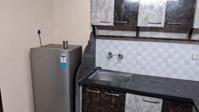 Kitchen Image of 650 Sq.ft 1 BHK Apartment / Flat for rent in Shri Charbhuja Nath Charbhuja Nath Om Heights, Rajendra Nagar Indore for Rs. 15000