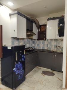 Kitchen Image of 450 Sq.ft 1 BHK Builder Floor for rent in Mahavir Enclave New Delhi for Rs. 17000