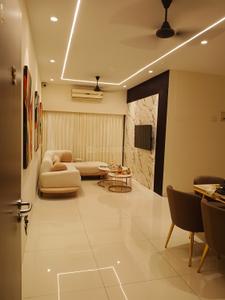 Living Room Image of 1050 Sq.ft 2 BHK Apartment / Flat for sale in J B Tower, Airoli Navi Mumbai for Rs. 16500000