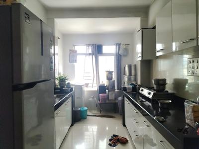 Kitchen Image of 1000 Sq.ft 2 BHK Apartment / Flat for rent in Ceratec City, Yewalewadi Pune for Rs. 20000