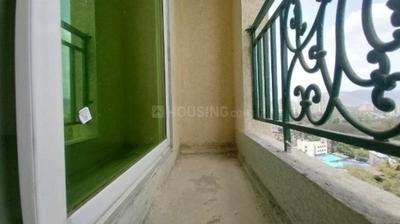 Balcony Image of 650 Sq.ft 1 BHK Apartment / Flat for rent in Thane West Thane for Rs. 26000