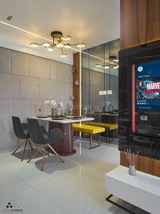 Hall Image of 1008 Sq.ft 2 BHK Apartment / Flat for sale in Engineers iOS Tathawade, Tathawade Pune for Rs. 7600000