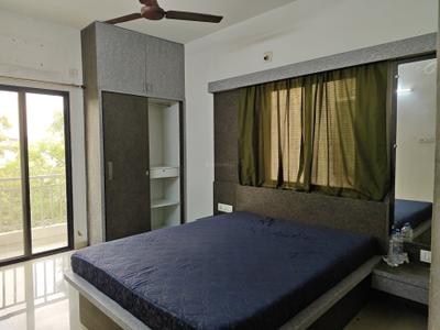 Bedroom Image of 1650 Sq.ft 3 BHK Apartment / Flat for rent in Samanvay Saptarshi, Manjalpur Vadodara for Rs. 25000