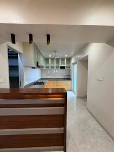 Kitchen Image of 1290 Sq.ft 3 BHK Apartment / Flat for rent in Diwalipura Vadodara for Rs. 40000