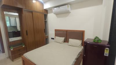 Bedroom Image of 500 Sq.ft 1 RK Builder Floor for rent in Sector 46 Gurgaon for Rs. 22000