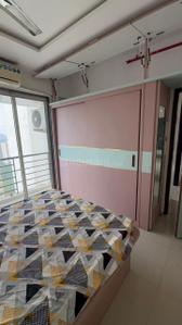 Bedroom Image of 480 Sq.ft 1 BHK Apartment / Flat for rent in Gajra Bhoomi Lawns, Shilgaon Thane for Rs. 19500