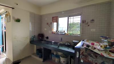 Kitchen Image of 630 Sq.ft 1 BHK Apartment / Flat for sale in Shiloh Shalom Harsha Residency , Dhayari Pune for Rs. 3500000