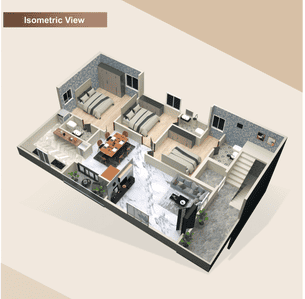 Image of 1800 Sq.ft 3 BHK Apartment / Flat for sale in Pothinamallayya Palem, Visakhapatnam for Rs. 10000000