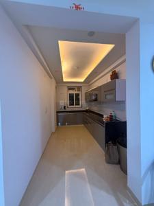 Kitchen Image of 1200 Sq.ft 3 BHK Apartment / Flat for rent in Shree Ram Ram Green Park, Heerawala Jaipur for Rs. 23000
