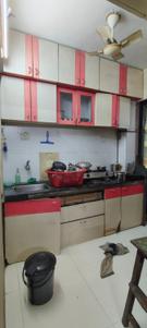 Kitchen Image of 650 Sq.ft 1 BHK Apartment / Flat for sale in Kamothe Navi Mumbai for Rs. 7000000