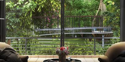 Balcony Image of 894 Sq.ft 3 BHK Apartment / Flat for sale in Avana Phase 1, Tollygunge Kolkata for Rs. 13000000