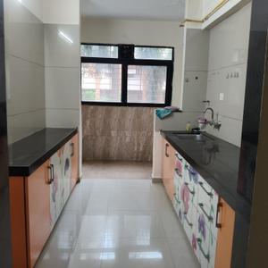 Kitchen Image of 1350 Sq.ft 2 BHK Apartment / Flat for rent in Pramukh Gardens, Park City Silvassa for Rs. 20000