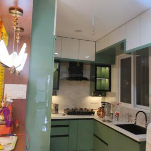 Kitchen Image of 2250 Sq.ft 3 BHK Apartment / Flat for rent in Praneeth KKRs Pranav Jaitra, Hyder Nagar Hyderabad for Rs. 50000