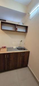 Kitchen Image of 318 Sq.ft 1 RK Apartment / Flat for rent in Domlur Layout Bengaluru for Rs. 28000