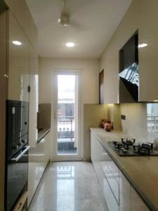 Kitchen Image of 1600 Sq.ft 3 BHK Builder Floor for rent in BPTP Astaire Garden Floors, Palra Gurgaon for Rs. 49000