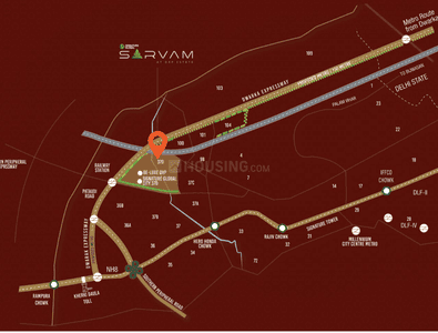 Image of 2200 Sq.ft 3.5 BHK Apartment / Flat for sale in Signature Global Sarvam, Sector 37D, Gurgaon for Rs. 35000000
