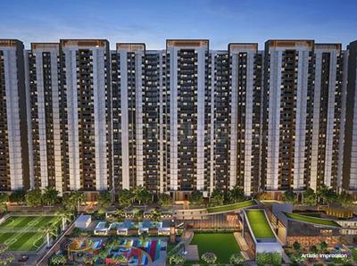 Image of 1332 Sq.ft 3 BHK Apartment / Flat for sale in Gini Vivante, Kiwale, Pune for Rs. 8100000