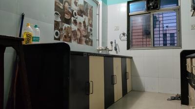 Kitchen Image of 975 Sq.ft 2 BHK Apartment / Flat for rent in Oshodhara Greens, Kalyan West Kalyan for Rs. 17000