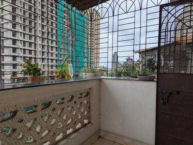 Balcony Image of 650 Sq.ft 1 BHK Apartment / Flat for rent in Anand Vastu Anand, Kalwa Thane for Rs. 20000