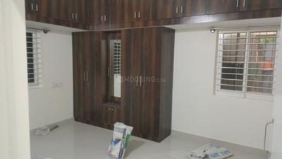 Bedroom Image of 1200 Sq.ft 2 BHK Builder Floor for rent in Mallathahalli Bengaluru for Rs. 30000