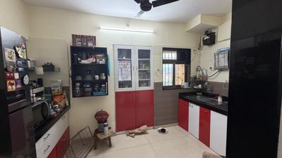 Kitchen Image of 1200 Sq.ft 2.5 BHK Apartment / Flat for rent in Dosti Vihar, Thane West Thane for Rs. 52000