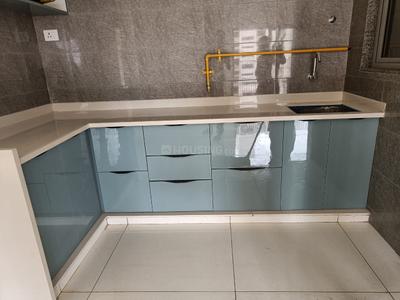 Kitchen Image of 785 Sq.ft 3 BHK Apartment / Flat for sale in Flora Iris, Ghuma Ahmedabad for Rs. 8000000