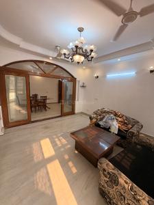 Living Room Image of 1575 Sq.ft 3 BHK Builder Floor for rent in Kalkaji New Delhi for Rs. 80000