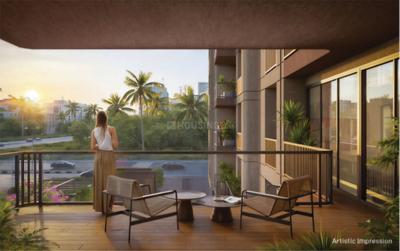 Balcony Image of 2141 Sq.ft 3 BHK Apartment / Flat for sale in Primula Suryam Violetta, Pal Gam Surat for Rs. 10300000