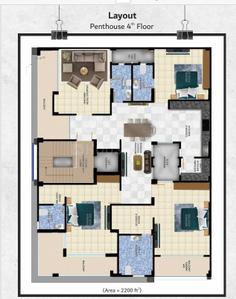 Image of 1200 Sq.ft 3 BHK Apartment / Flat for sale in Dhoomanganj, Allahabad for Rs. 6800000