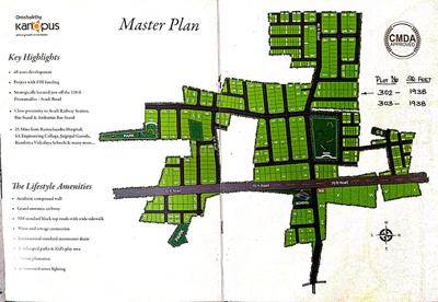 Image of 660 Sq.ft Residential Plot / Land for sale in Avadi, Chennai for Rs. 3900000