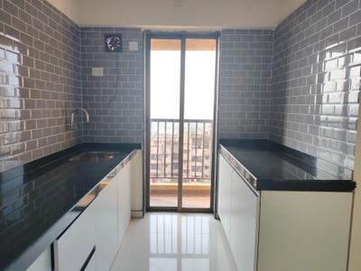 Kitchen Image of 800 Sq.ft 2 BHK Apartment / Flat for rent in Raunak City, Kalyan West Kalyan for Rs. 18000