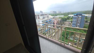 Balcony Image of 650 Sq.ft 2 BHK Apartment / Flat for rent in Arkan Castle, Taloja Navi Mumbai for Rs. 20000