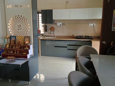 Kitchen Image of 1200 Sq.ft 3 BHK Duplex for rent in Gotri Vadodara for Rs. 35000