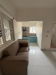 Kitchen Image of 550 Sq.ft 1 BHK Builder Floor for rent in Mahadevapura Bengaluru for Rs. 26000