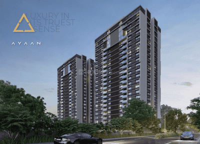 Image of 3230 Sq.ft 4 BHK Apartment / Flat for sale in Parshwa Ayaan, Ambli, Ahmedabad for Rs. 34500000