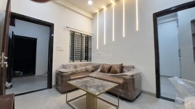 Living Room Image of 500 Sq.ft 1 BHK Builder Floor for rent in Mahalakshmi Nagar Indore for Rs. 24000