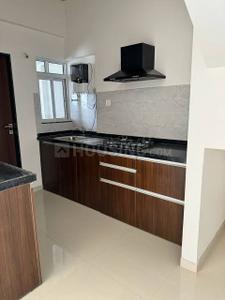 Kitchen Image of 1500 Sq.ft 3 BHK Apartment / Flat for rent in Gera World Of Joy, Upper Kharadi Pune for Rs. 67000