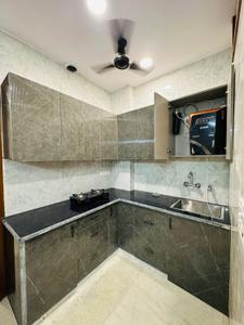 Kitchen Image of 540 Sq.ft 1 BHK Builder Floor for rent in Rajouri Garden New Delhi for Rs. 20000