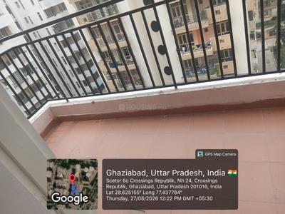 Balcony Image of 1685 Sq.ft 3 BHK Apartment / Flat for sale in Exotica Eastern Court, Crossings Republik Ghaziabad for Rs. 11700000