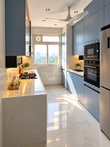 Kitchen Image of 750 Sq.ft 2 BHK Apartment / Flat for sale in Hubtown Rising City, Ghatkopar East Mumbai for Rs. 21600000