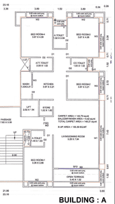 Image of 3070 Sq.ft 4 BHK Apartment / Flat for sale in Globcon Optima, Pal Gam, Surat for Rs. 17500000