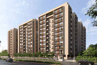 Image of 1755 Sq.ft 3 BHK Apartment / Flat for sale in Ognaj, Ahmedabad for Rs. 10500000