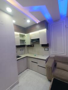 Kitchen Image of 380 Sq.ft 1 BHK Builder Floor for rent in Dwarka Mor New Delhi for Rs. 12000