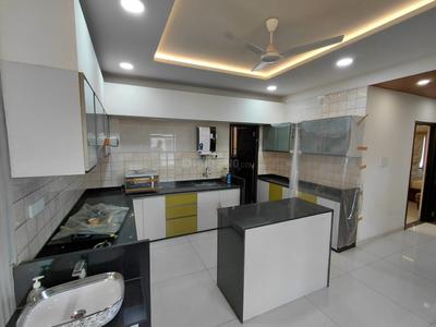 Kitchen Image of 1650 Sq.ft 4 BHK Apartment / Flat for rent in Sepal Lifestyle, Bhayli Vadodara for Rs. 25000